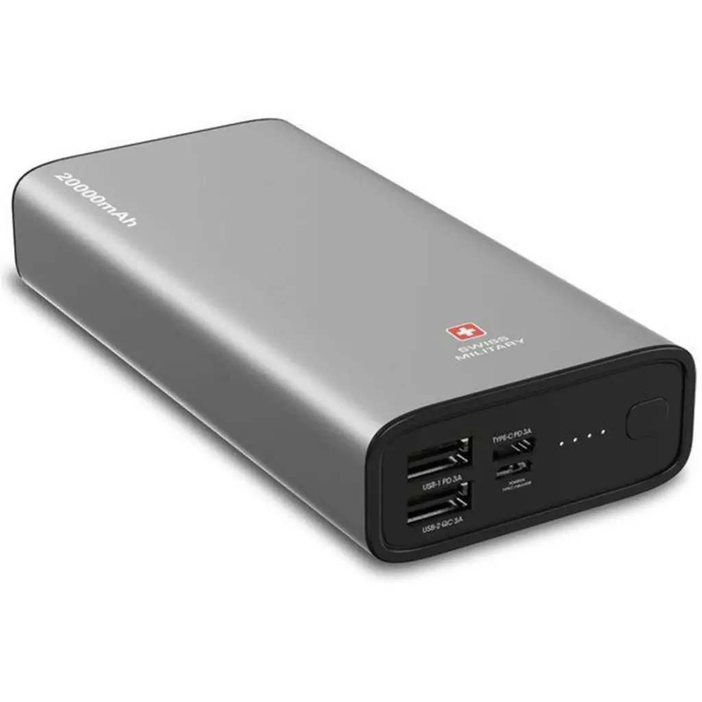 20W QC Powerbank Bieurdon 20000 Mah Swiss Military