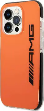 AMG HC PC/TPE ORANGE BLACK IP14 PRO MAX