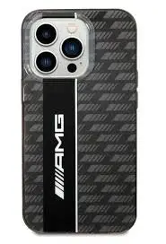 AMG HC TRANSP DOUBLE LAYER CARBON PATTERN II BLACK IP14 PRO