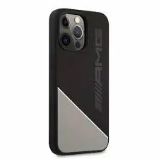 AMG Liquid Silicone Two Tones Line For IPhone 13 Pro (6.1"") - Grey
