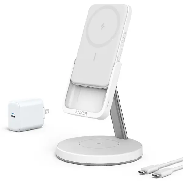 Anker 633 Magnetic Wireless Charger Maggo White