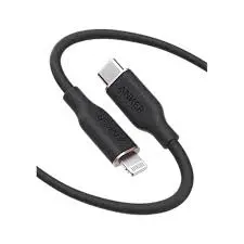ANKER POWERLINE III FLOW USB-C WITH LIGHTNING CONNECTOR 6FT  BLACK