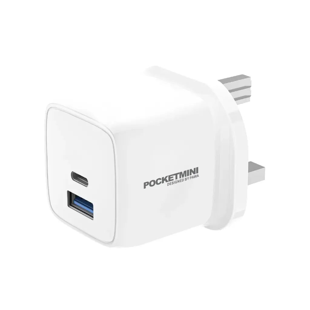 20W PD+QC Dual Port Charger Pawa