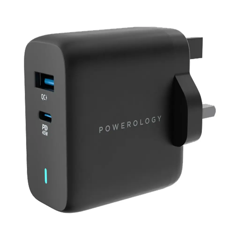 45W PD Ultra Quick Gan Charger 3.0 Powerology