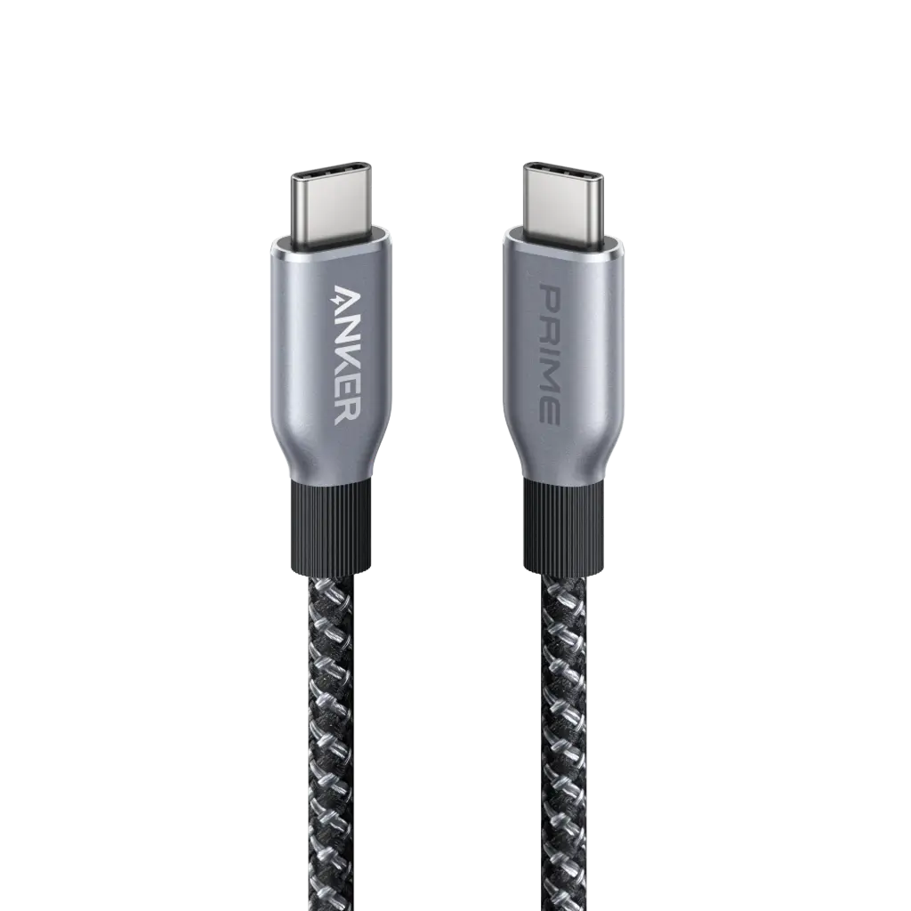Anker 765 Usb-C To Usb-C Braided Cable 140W 6ft-Black