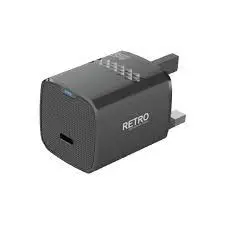Pawa Retro PD 45W Gan Charger-Black