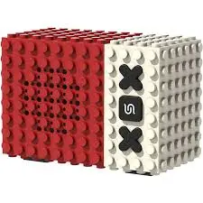 Porodo Soundtec Portable Stereo Speaker MiniBlock-Red