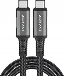 Acefast Acewire Pro USB-C To USB-C Nylon Cable PD 240W 1m-Black