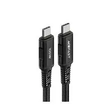AceFast Braided PD 100W Usb-C To Usb-C Data Cable C4-03 2M-Black