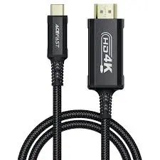 AceFast Usb-C To HDTV 4K Video Cable C1-10 1.8M-Black