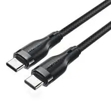 Acefast Acewire Pro USB-C To USB-C Nylon Cable 60W 1.2M-Black