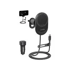 Anker MagGo Wireless Car Mount Charger Black