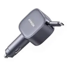 Anker Nano Car Charger 75W Built in C-Cable 