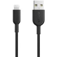 كابل أنكر باورلاين 2 من USB-A إلى لايتنينج بطول 3 أقدام - أسود