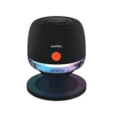 Porodo Soundtec Snap Vibe Magnetic RGB Mini Speaker-Black