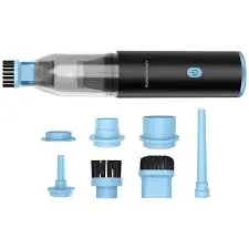 Powerology Turbovac 8-In-1 Handheld Vacuum & Air Duster-Black