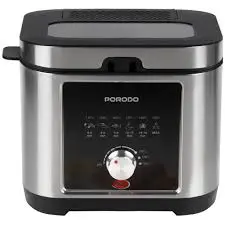 Porodo Stainless Steel 2.5L Deep Fryer 1200W-Silver