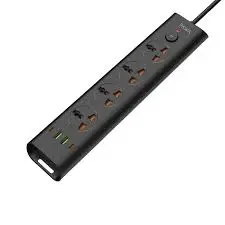 Pawa Universal Powerstrip 3000W 3.1A-Black