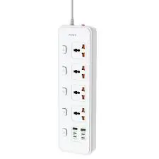 Pawa Universal Powerstrip 3000W 3.1A-White