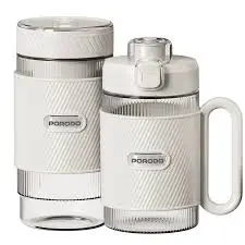 Porodo Lifestyle Portable Dual-Cup Smoothie Blender - White