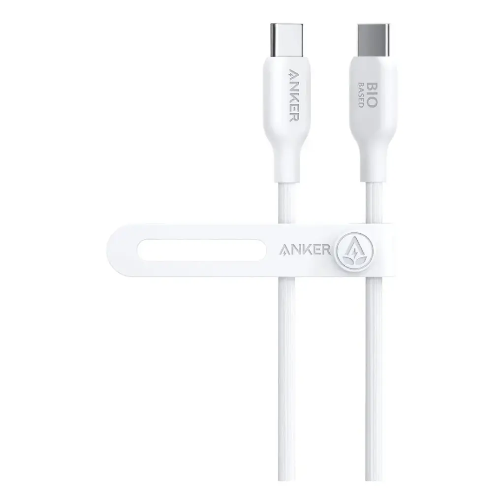 Anker 544 Usb-C To Usb-C Cable Bio Based 3ft-White
