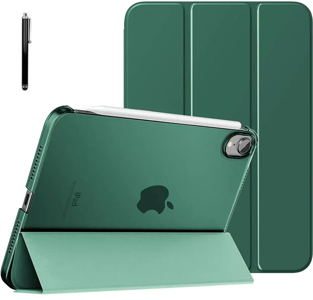 Apple I Pad Mini 6  8.3" Premium Leather Case+ Keyboard Green
