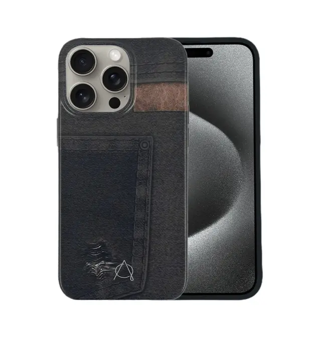 A-Case Back Cover Denim IP 15 Pro