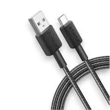 كابل أنكر 322 USB A إلى USB C بطول 3 أقدام - أسود