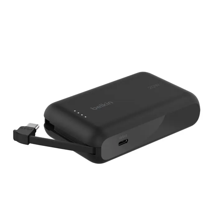 Belkin Boost Charge PowerBank 10000mAh With Integrated Cable-Black