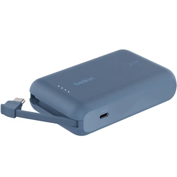 Belkin Boost Charge PowerBank 10000mAh With Integrated Cable-Blue