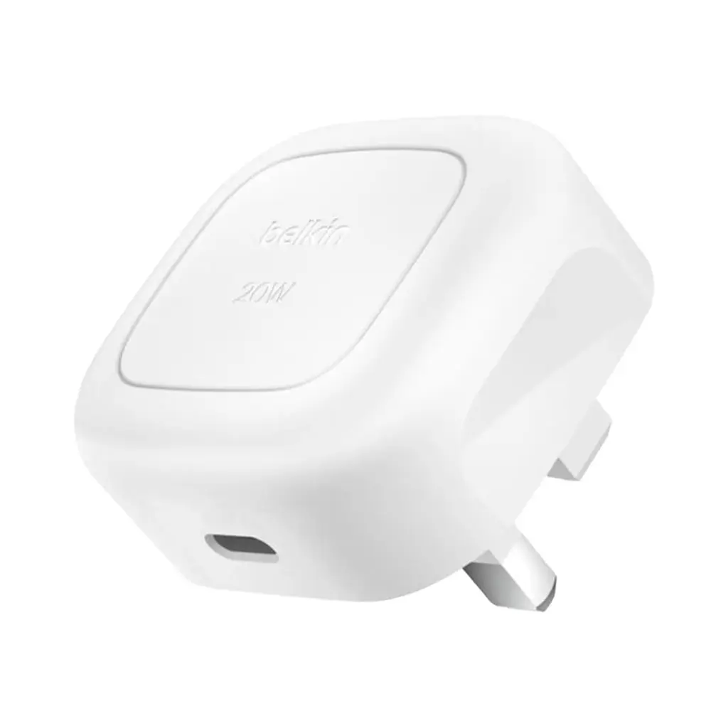 Belkin Boostcharge Usb-C Wall Charger 20W Adapter White