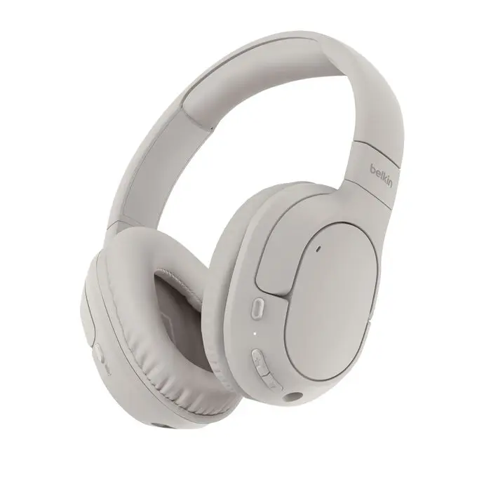 Belkin SoundForm Surround Wireless Over-Ear Headphones AUD009-Sand